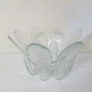Glass Petal Bowl  Finland by Muurla