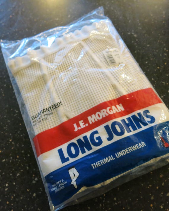 Thermal Underwear Long Johns  Underwear Waffle Weave  DEADSTOCK Large New