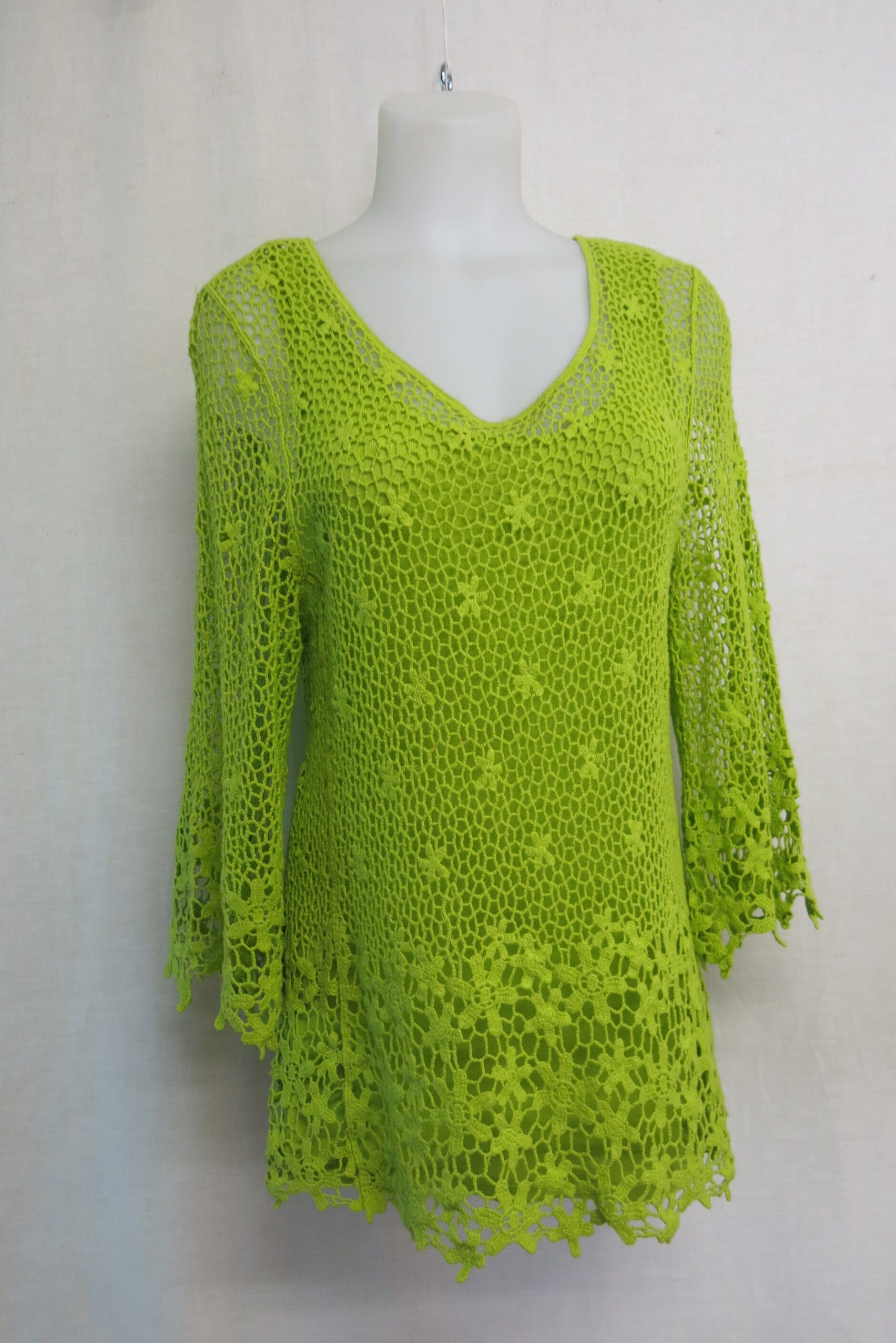 Green Lace Top - Etsy