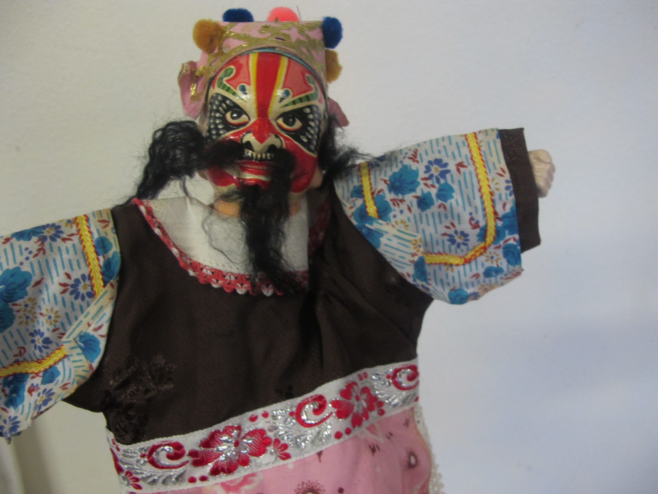 Chinese Opera Mask Puppet Asian Hand Puppet Etsy
