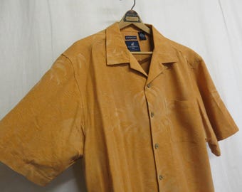Lochie - lise / vintage 古着 / silk shirt Vintage Silk Shirt Size L Silk Shirt Unisex Oversize Short