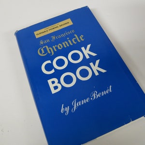 San Francisco Chronicle Cookbook Jane Benet 1973