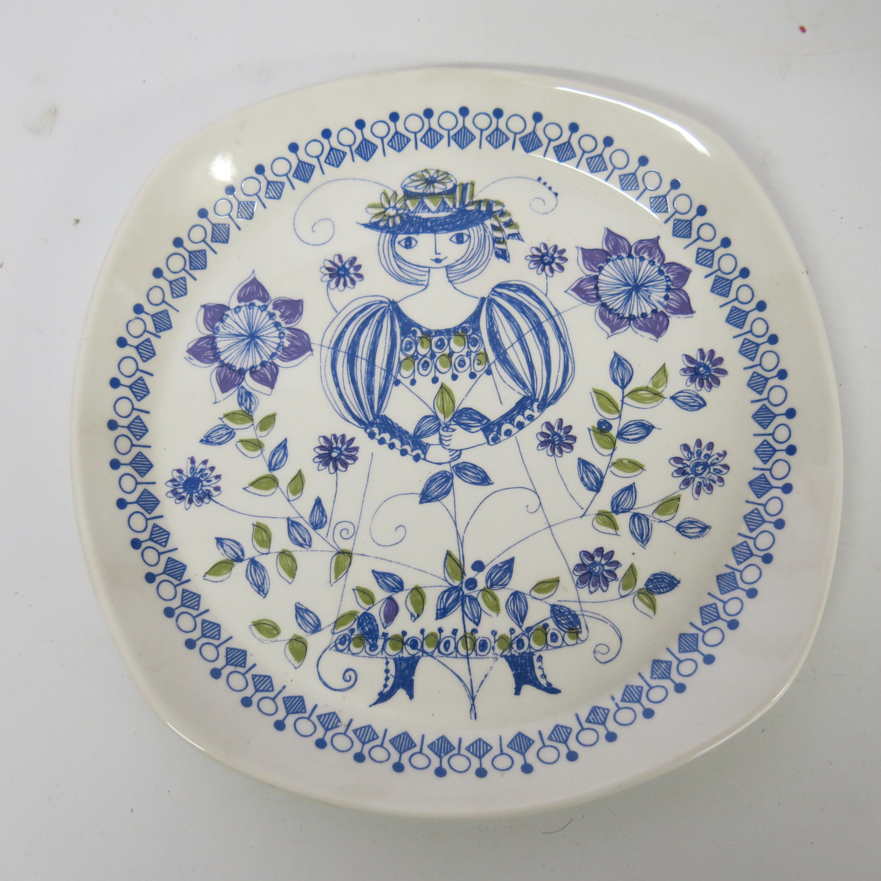 Turi Design Lotte Square Plate Figgjo Flint