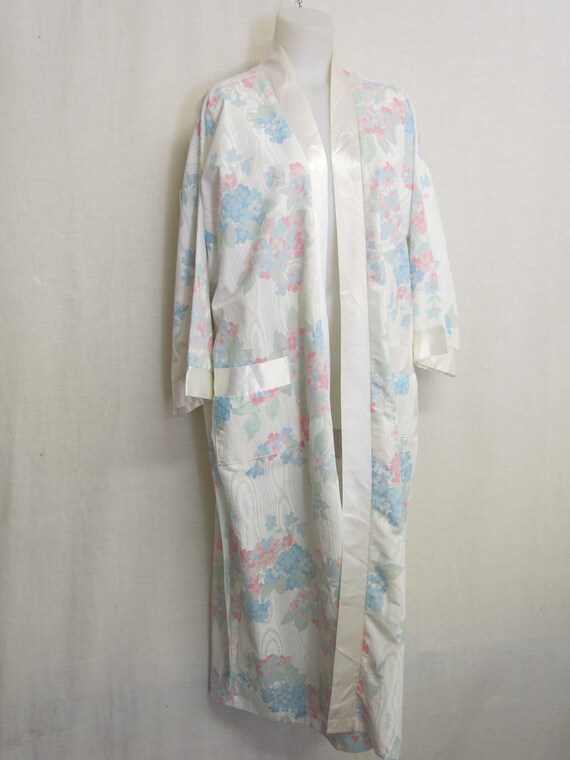 Kimono Robe Floral Satin Robe Satin Robe New with… - image 8