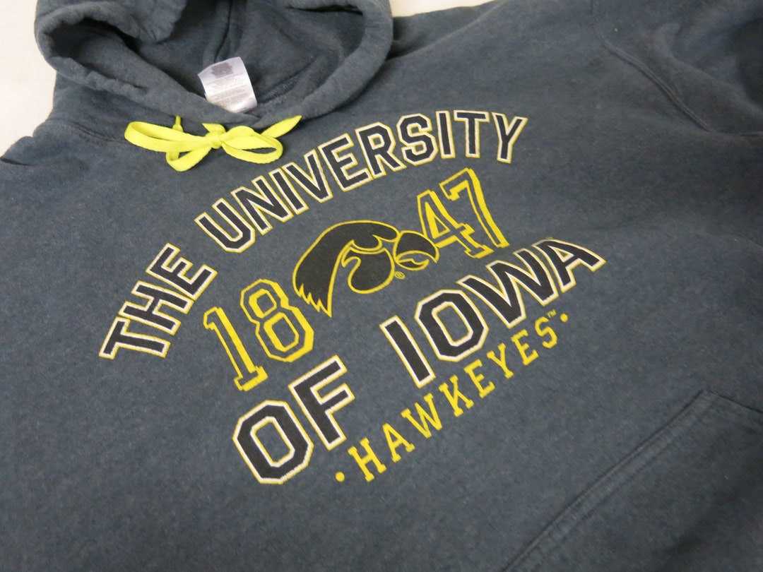 University of Iowa Hoodie IOWA Sweatshirt Hawkeyes - Etsy