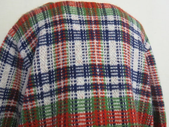 Oversize Bulky Plaid Plaid Sweater ORVIS Sweater - image 4