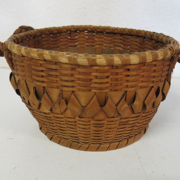 Black Ash Basket by John Pigeon Etsy