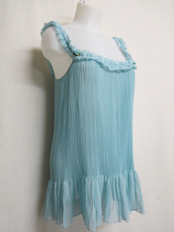 Aqua Baby Doll Nightgown Frou Frou Victoria's Secr
