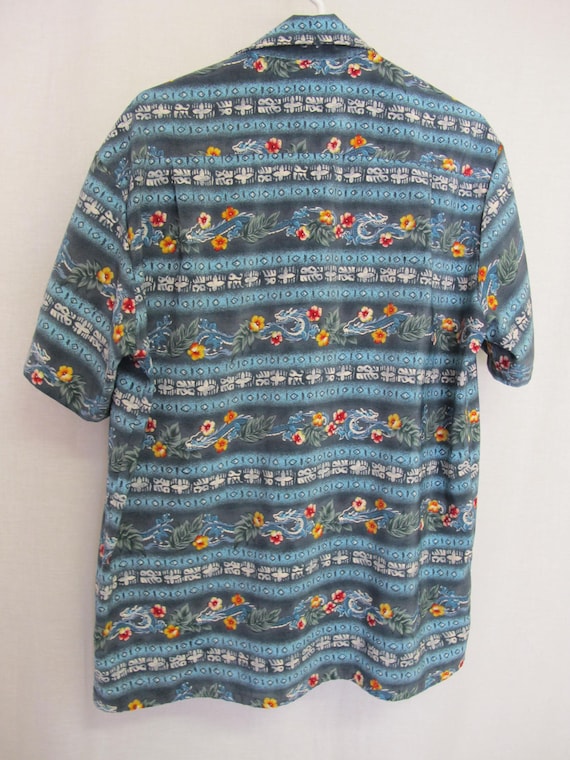 KENNINGTON 80年代 虎柄 Aloha Shirt Beautiful - Vintage - Kennington LTD - Hawaiian Shirt - Wood