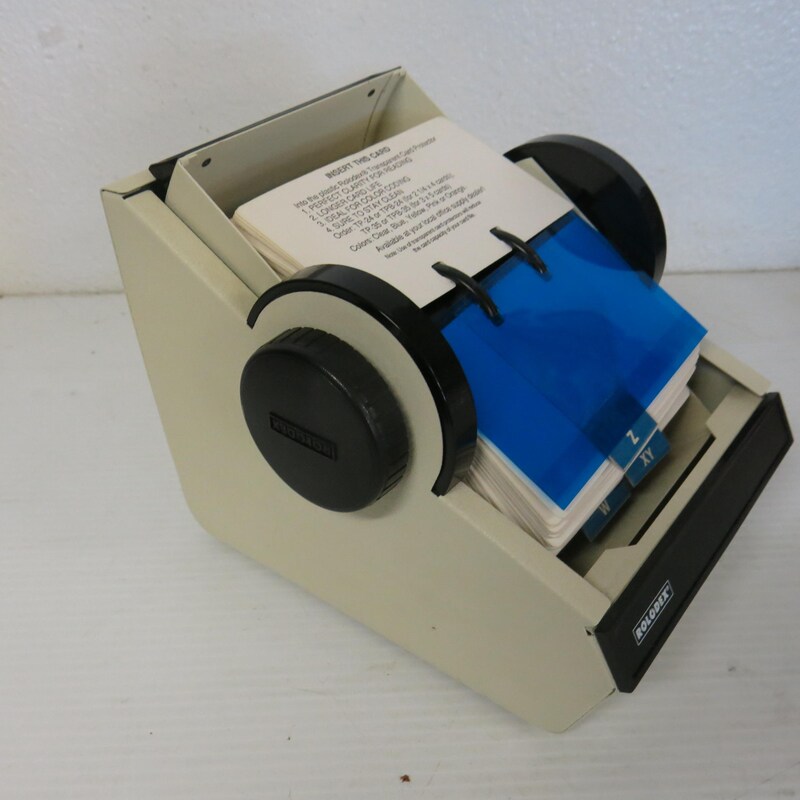 Large Rolodex - Etsy