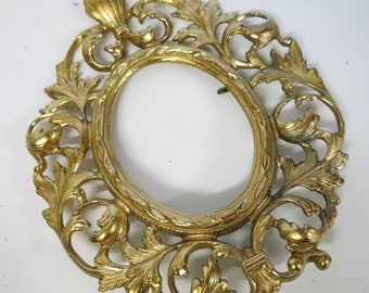 Gilt French Rococo Style Frame: Small Gold Picture Frame