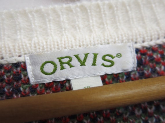 Oversize Bulky Plaid Plaid Sweater ORVIS Sweater - image 6