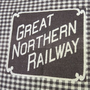 Great Northern Railway Checked Blanket