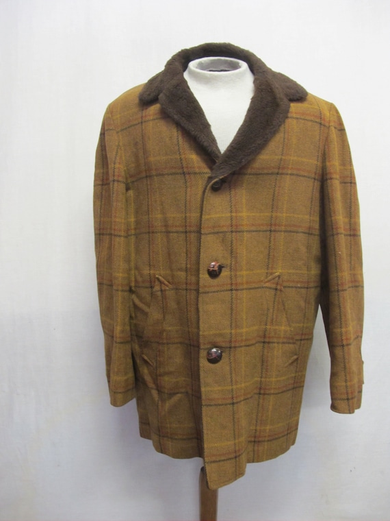 Plaid Wool Jacket Lumberjack Jacket Plaid Wool Coa