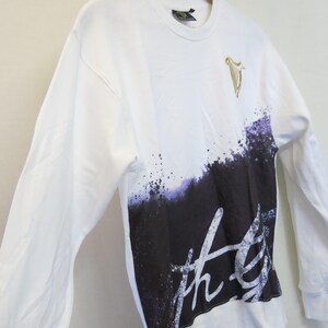 Guinness Irish Beer Sweatshirt: Gold Harp Graphic, Mens XL image 8