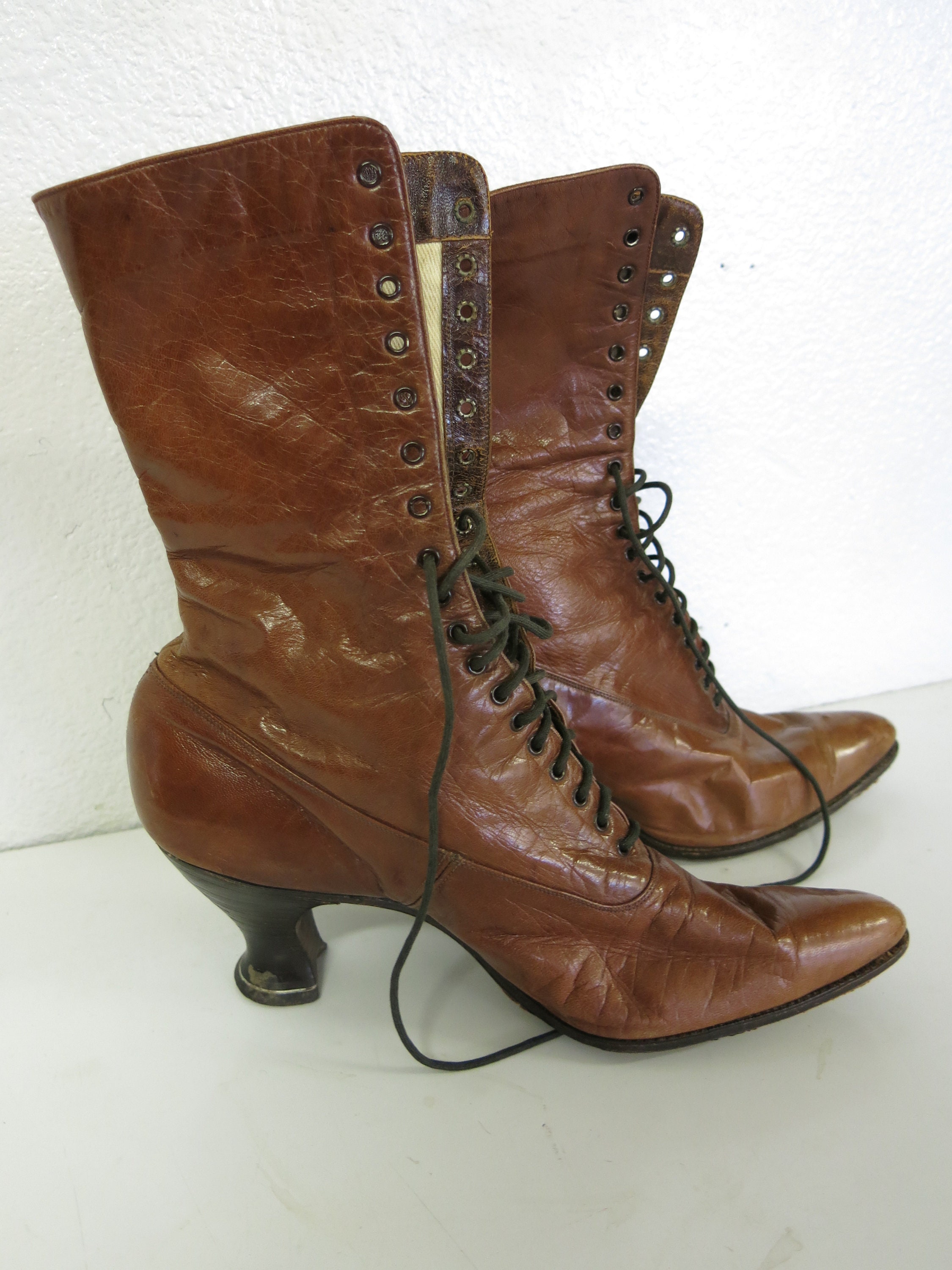 Victorian button boots - Etsy 日本
