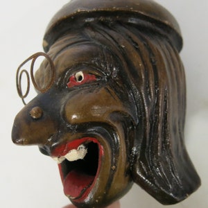 Halloween Witch Ceramic Mid Century Halloween Mexican Souvenir Scary Old Hag