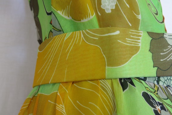 Summer Sleeveless Chiffon Dress Gown Oscar de la … - image 8
