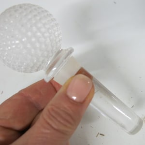 Kristall Golfball Weinverschluss Flaschenverschluss MIKASSA Bodenverschluss Glasdekanter