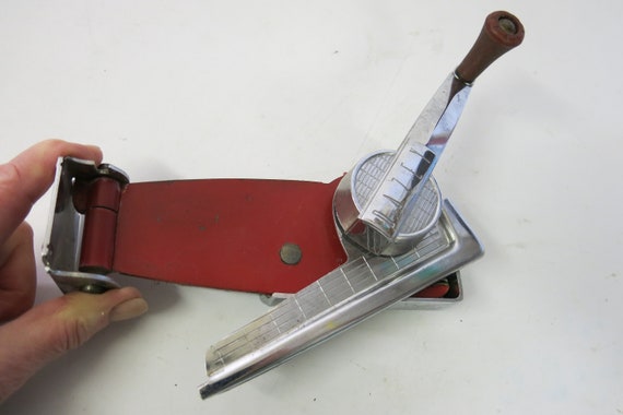 Dazey Red Chrome Wall Can Opener - Mid Century Kitchen - Etsy