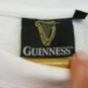 Guinness Irish Beer Sweatshirt: Gold Harp Graphic, Mens XL image 5