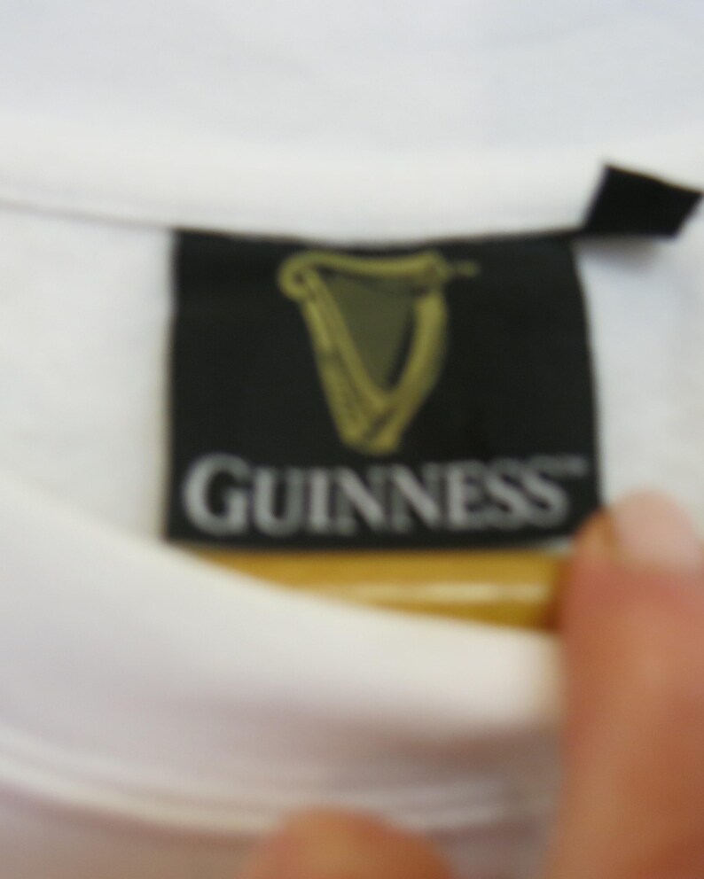 Guinness Irish Beer Sweatshirt: Gold Harp Graphic, Mens XL image 5