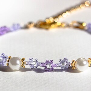 Cosmic Song - Robin | Honkai Star Rail inspired bracelet | seed bead | glass | pearl