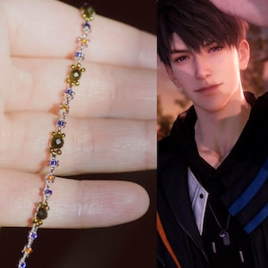 caleb inspired bracelet | love and deepspace | Daisy Bead Bracelets |  恋与深空 | 恋と深空