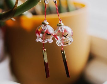 chimecho earrings | keychain | car charm | miniature windchime