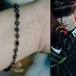caleb inspired bracelet | love and deepspace | Daisy Bead Bracelets |  恋与深空 | 恋と深空