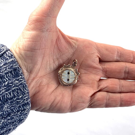 Antique Victorian Pocket Watch Fob Vintage Gold F… - image 6