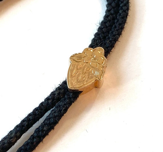 Vintage Victorian Gold Filled Slide Chain Necklace Pocket Watch for Locket Fob Antique Estate Jewelry