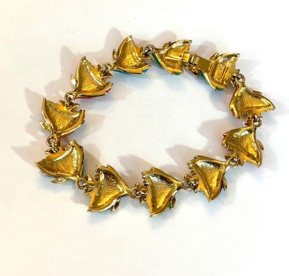 Vintage Kenneth Jay Lane KJL Enameled Tropical An… - image 9