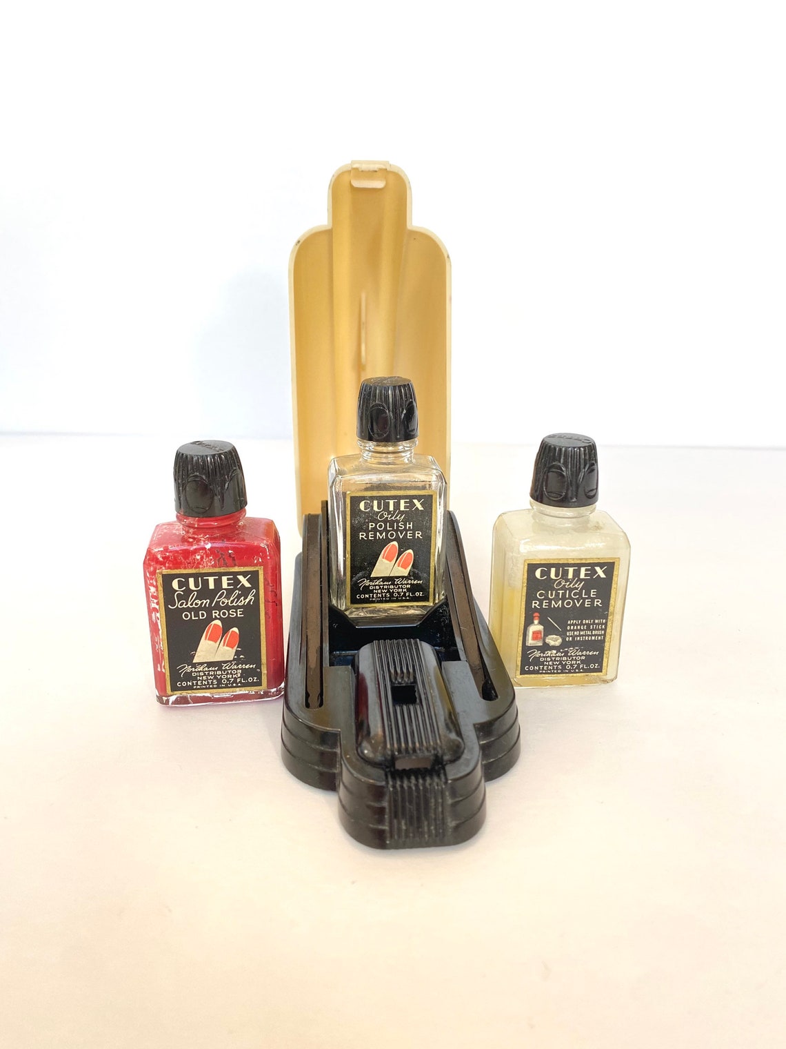 Vintage Art Deco Cutex Nail Polish Kit 1930s Antique Celluloid Etsy