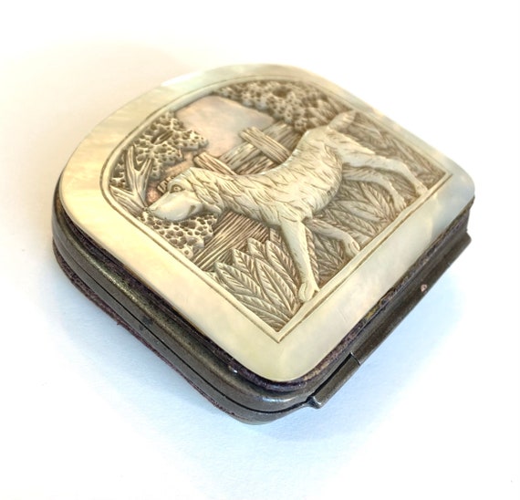 Antique Victorian Mother Of Pearl Coin Purse Vint… - image 8