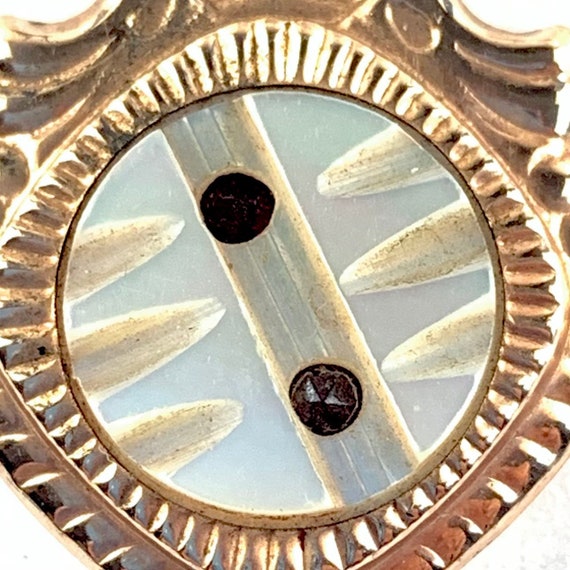 Antique Victorian Pocket Watch Fob Vintage Gold F… - image 7