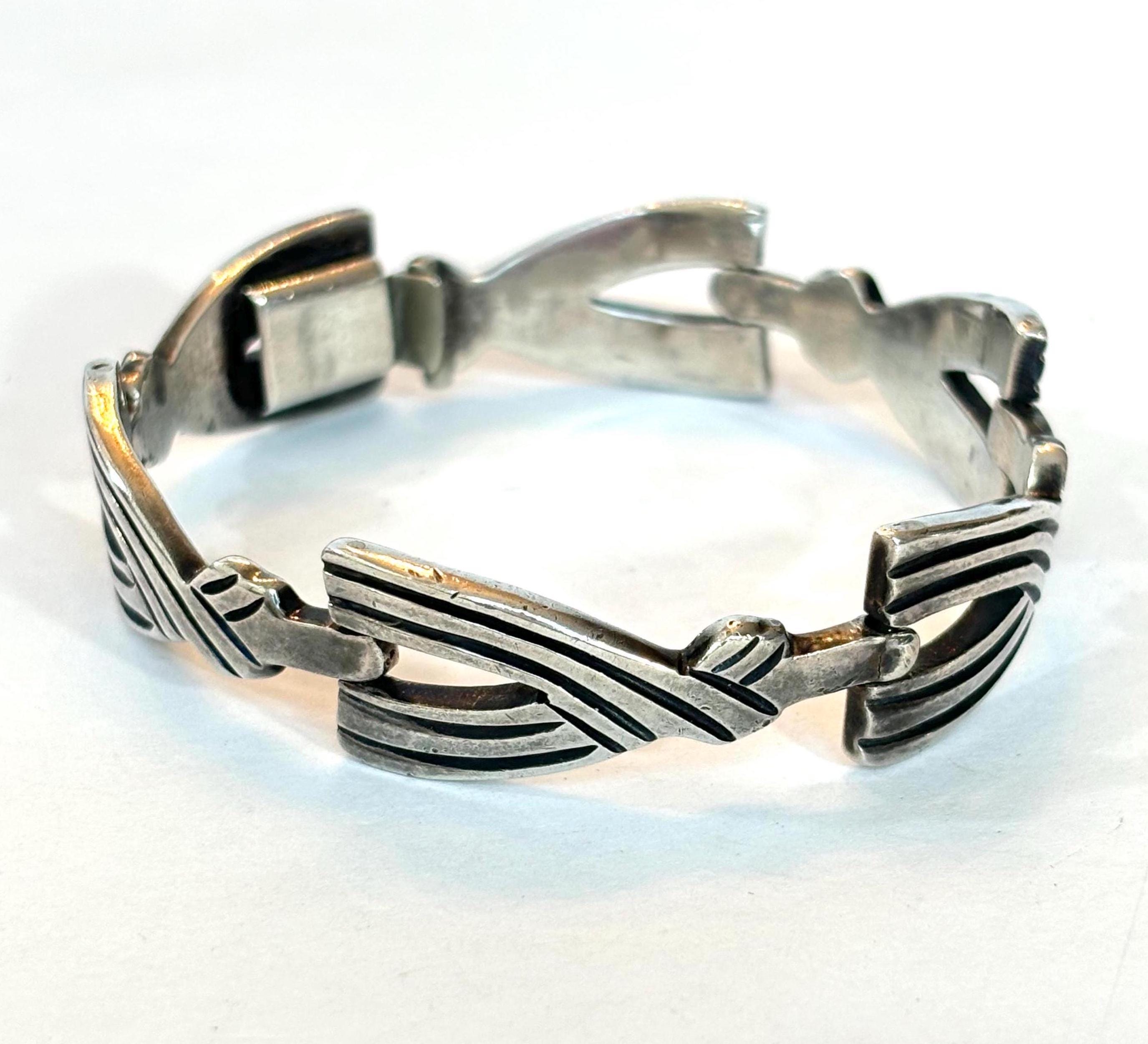 メキシコ製 VINTAGE HEAVY ベルトバングル ブレスレット 925 | unune