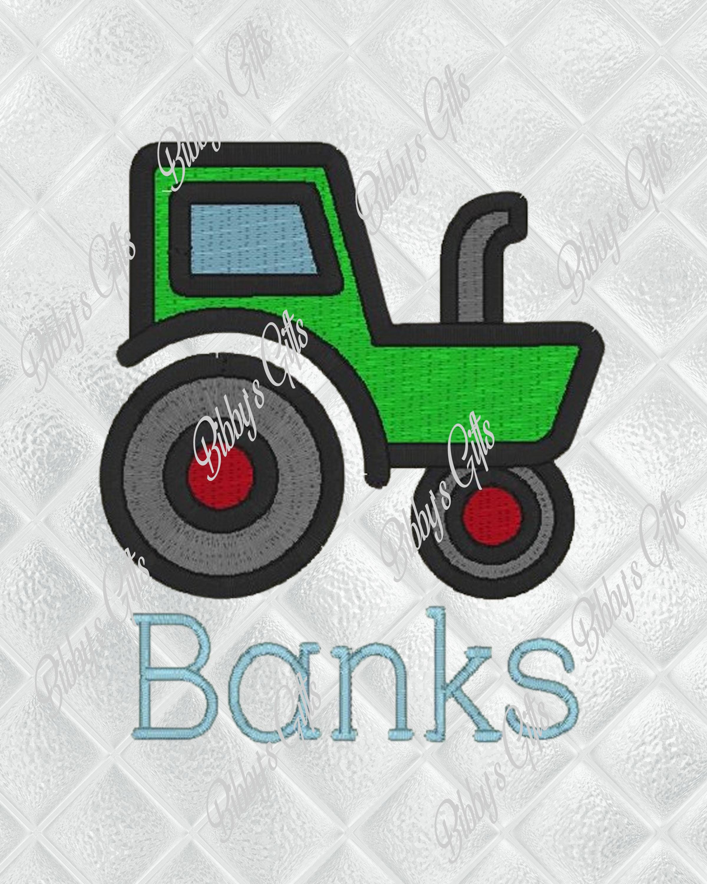 Green Tractor #2-Design-Feeding-Burp Cloth-Baby Shower-Newborn-Bib-Toddler-Farm-Onesie-Farming-Boys-Girls-Outdoors-Automobile-Gift Set-Wipes