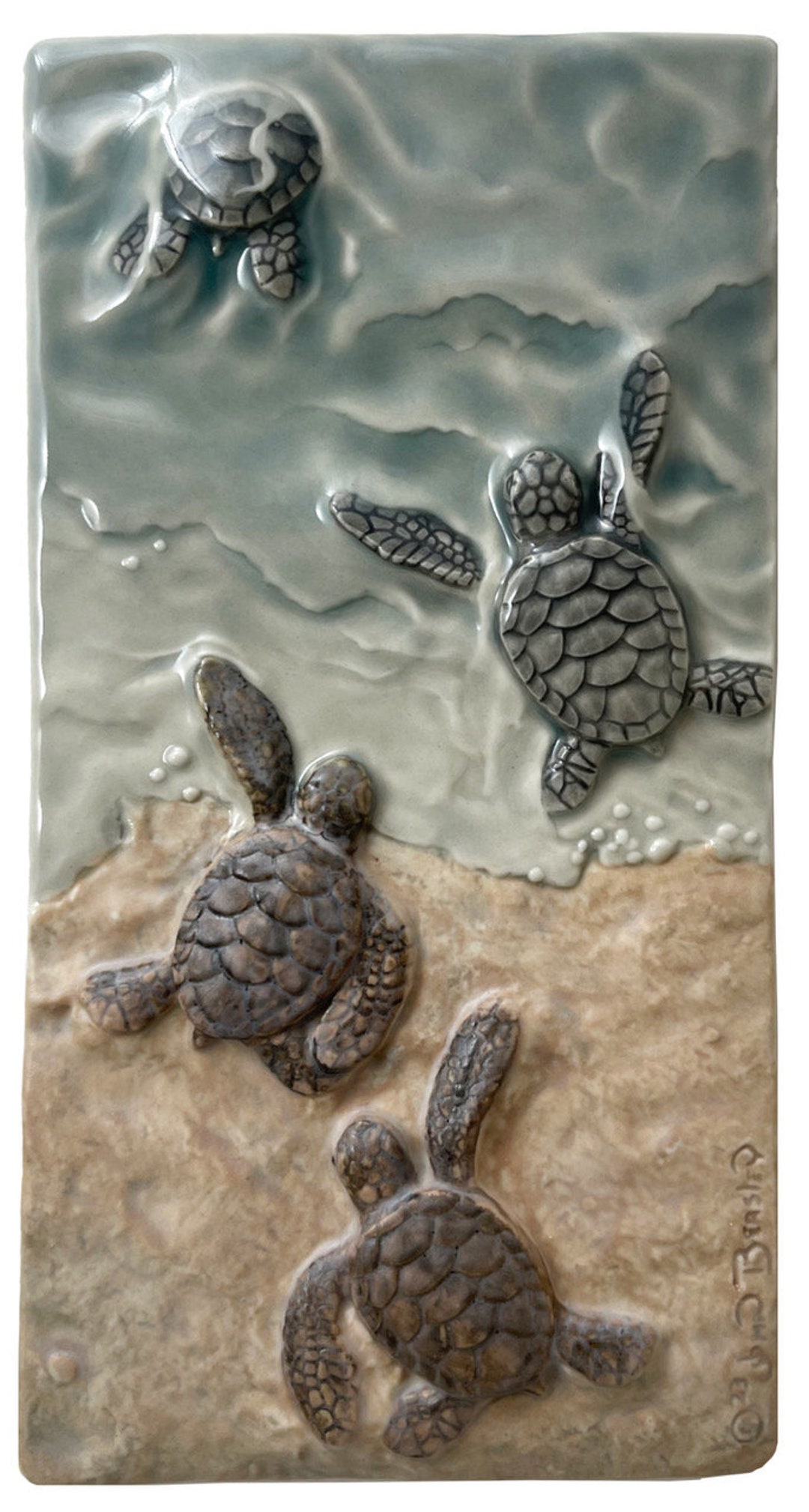 Baby Sea Turtles, Sea Turtle Tiles, Tiles Etsy