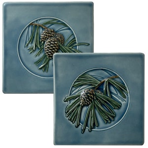 Pinecone, Pinecones Wall Hangings, Pinecones ceramic tiles for Installation