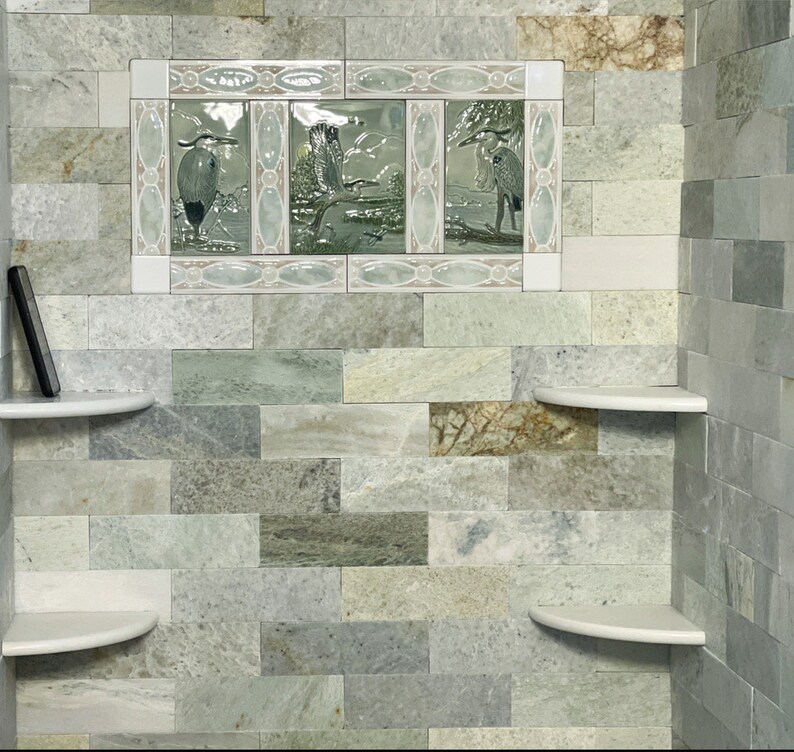 Wall Decor Tile Ceramic Taking Flight Art Tile 6x8 Inches Etsy