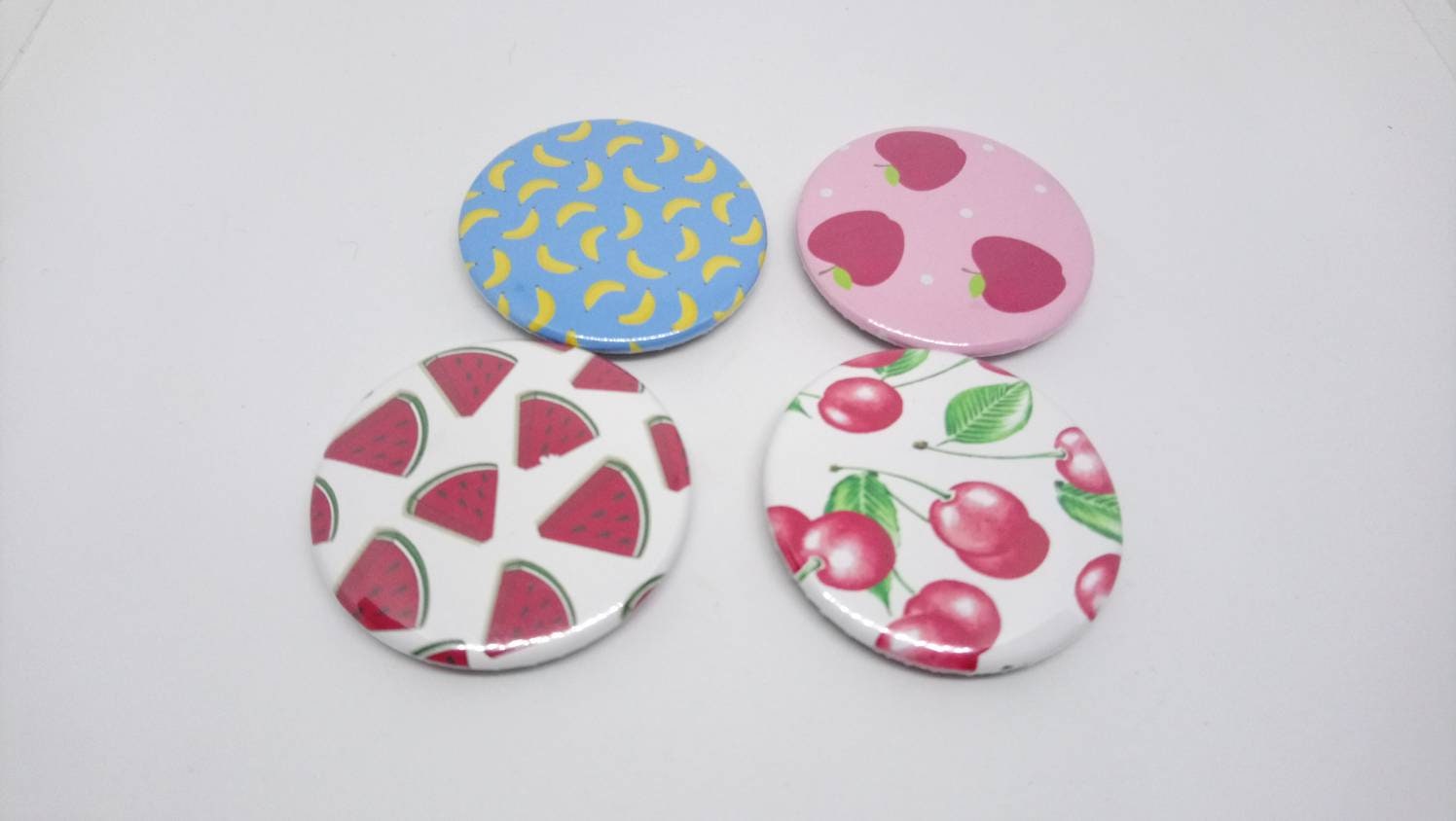 Lot 4 Magnets 37mm Pour Frigo
