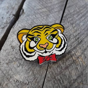 Hap-E-Co Tiger Enamel Pin