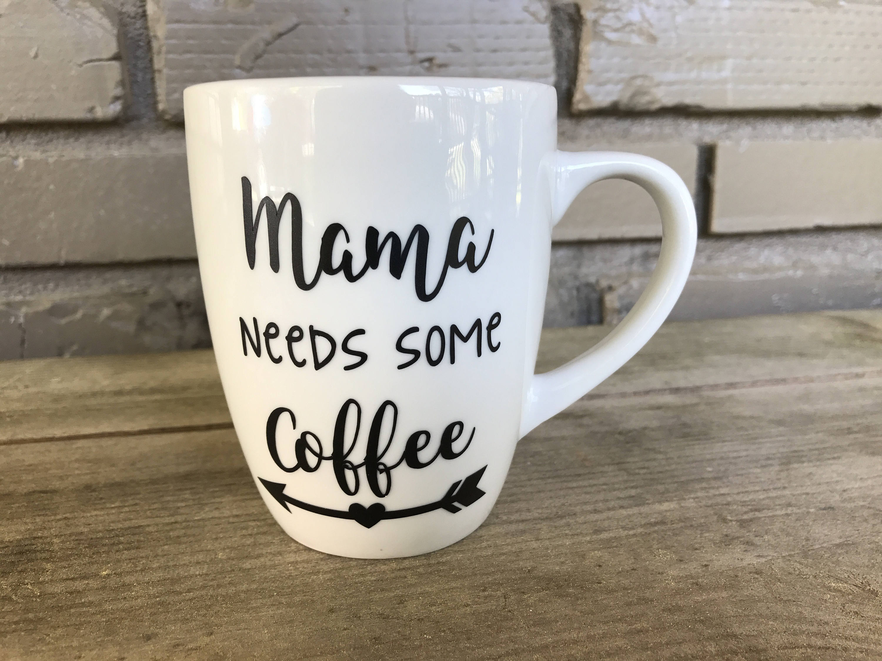 Mama Needs Her Coffee Glass Cup W Floral and Heart Design - Comes with Lid & Straw - Gift for Mothers Day, Birthdays, Christmas from BluChi