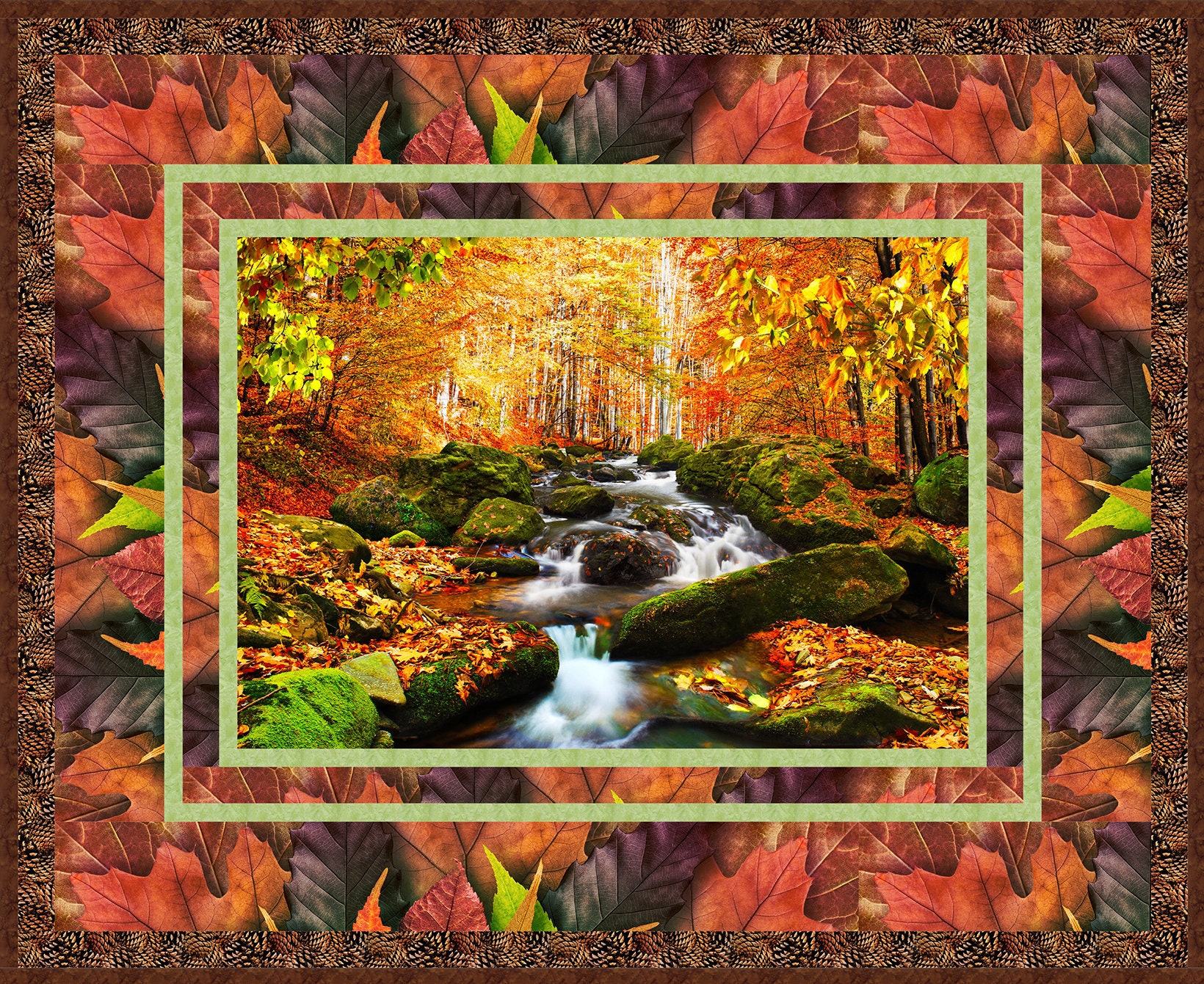 Bazooples Waterfall Panel 19268 – Quilting Fabric Supplier