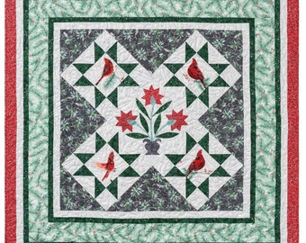 Ready Quilt for holiday decor or gift, wall hanging or throw