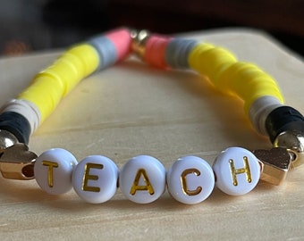 Teacher Heishi bracelet