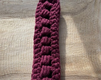 Crocheted keychain fob