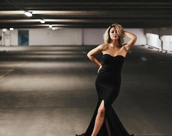 Black Natalia | RENTAL DRESS | Photography | Engagement | Photoshoot | Fashion | Sizes 4-6