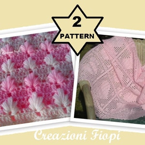 Pattern Package 2 crochet baby blanket pattern Crochet Pattern Baby Blanket 141 + Crochet Pattern Baby Blanket 102